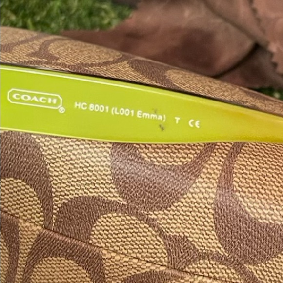 Coach Sunglasses Frames and Case Emma Tortoise Green Frame C Logos 57[]17 135 - Picture 3 of 10